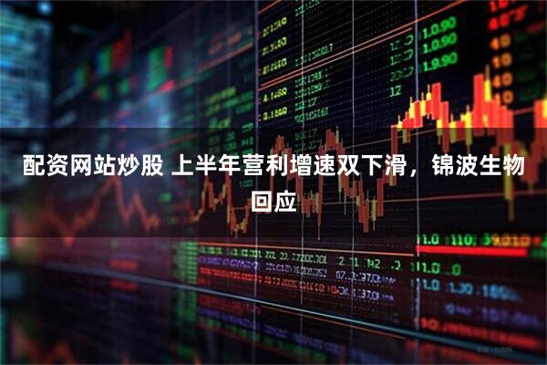 配资网站炒股 上半年营利增速双下滑，锦波生物回应
